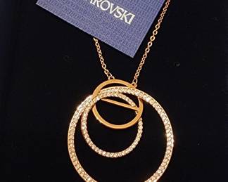 Swarovski new sterling necklace