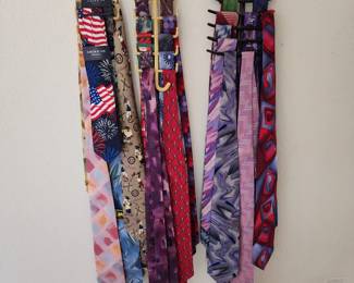 Vintage ties - many J. (Jerry) Garcia