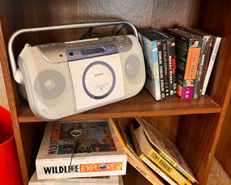 Sony radio and books 