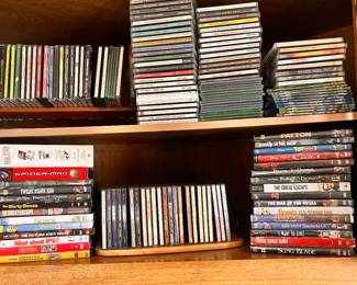 Dvds, and cd's 