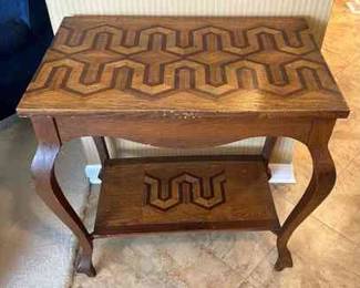 Retro Wooden Console Table Needs Repair