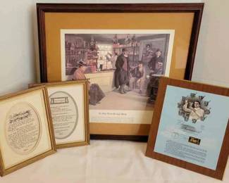 Ye Olde Time Drugge Shop Print And More Pharmacy Wall Decor