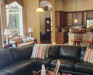 Bernhardt Leather Sectional