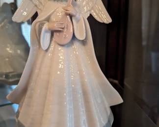 Lladro - Angelic Melody-Angel With Mandolin - Boxed Retired Piece: 1993