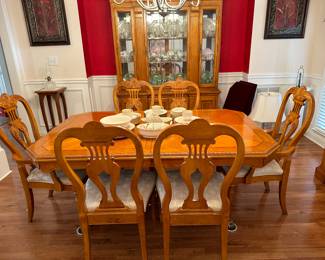 Dining room table and chairs
