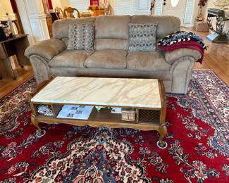 Sofa and coffee table