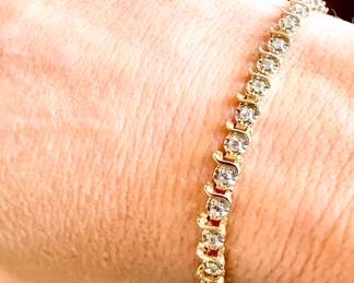 14k Tennis Bracelet