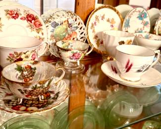 Tea cups and saucers
