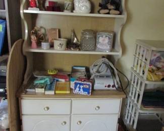 hutch, craft items, steamer