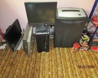 computers and shredder