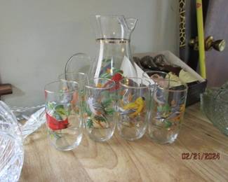 pitcher and glass set