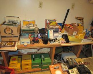 vintage camera supplies and photos