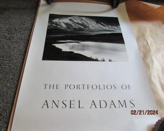 Ansel Adams poster Mt McKinley and Wonder Lake Denali National Park Alaska 1947