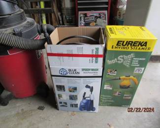 shop vac and other items