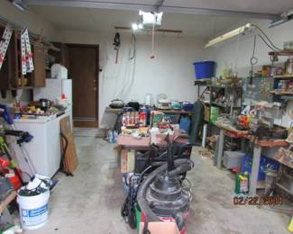 more garage items (chest freezer not for sale)