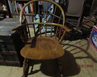wooden rocker