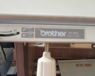 Brother knitting machine