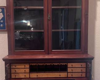 Late 1800’s secretary with fab topper and The note to Buck with the picture of his purchase 