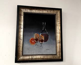 oil painting, still life, artwork