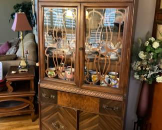 Waterfall china cabinet