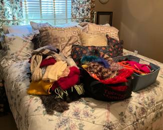 Scarves, hats, gloves