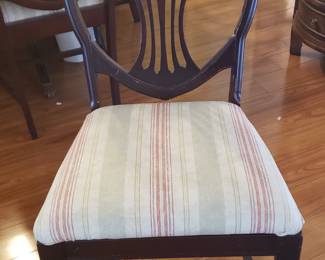 6 chairs matching dinning table & hutch