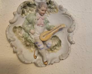 1930's Bisque Wall Decor