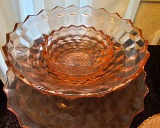 Pink Depression Glass