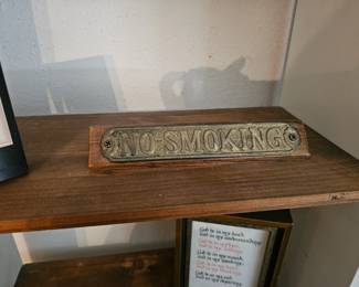 No smoking sign 