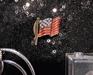 Sterling American Flag
