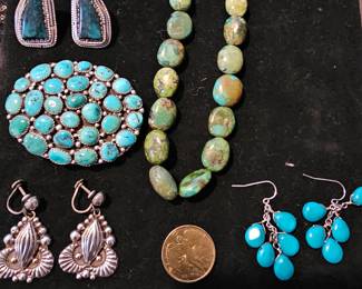Sterling and Turquoise