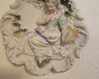 1930's Bisque Wall Decor