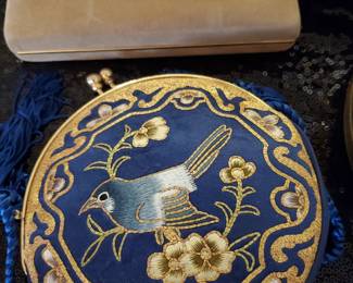 Handstitched crossover handbag