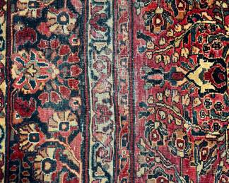 Antique Sarouk (Central Persia) Rug. Measures 9' x 12'. Photo 4 of 5.