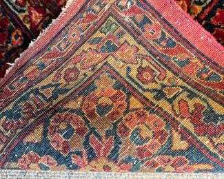 Antique Sarouk (Central Persia) Rug. Measures 9' x 12'. Photo 5 of 5.