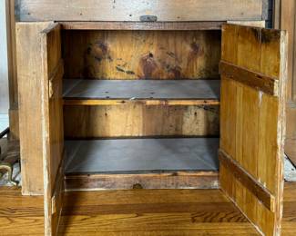 Antique Primitive Dry Sink. Measures 42" W x 16" D x 35" H. Would Make An Excellent Bar! Photo 5 of 6.