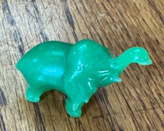 Carved Jade Elephant.