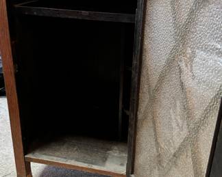 Vintage Side Table / Cabinet with Hidden Pull Out Tray. Great As Is But Paint For A Modern Coastal Look & Feel. Ask Us For Resources! Photo 3 of 4.