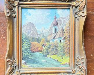 Hans Carda, Oil on Board. Photo 1 of 2.