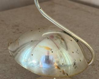 Silver Plate Art Deco Swan.