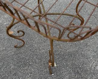 Wrought Iron Planter on Stand. Photo 2 of 2.