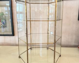 Vintage Glass & Metal Table Top Trinket Display Case - 5 Available. Photo 1 of 2.