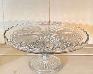 Cake Stand with Fluted Rim. Photo 1 of 2.