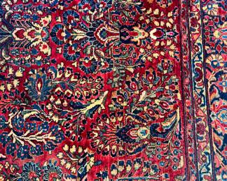 Antique Sarouk (Central Persia) Rug. Measures 9' x 12'. Photo 3 of 5.