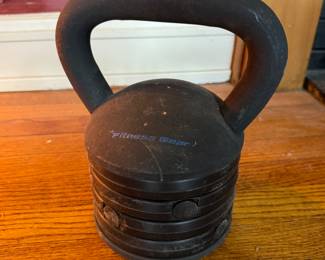 Adjustable Weight Kettleball.