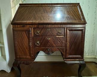 Antique Chippendale Drop Front Secretary. Photo 1 of 2.