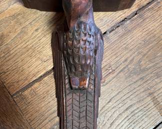 Hand-Carved Parrot Wall Mounted Shelf - Only 1. Photo 2 of 2.