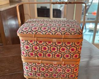 Woven Rattan Stacking Baskets. Photo 1 of 2.