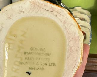 Hand-Painted Shorter & Son Stafffordshire Toby Mug. Photo 2 of 2.