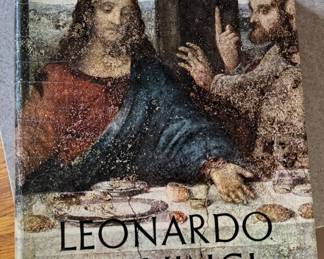 Leonardo Da Vinci & The Complete Work of Michelangelo Cocktail Table Books. Photo 2 of 3.